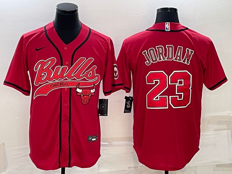 Men Chicago Bulls #23 Jordan Red 2022 Nike Co branded NBA Jerseys->chicago bears->NFL Jersey